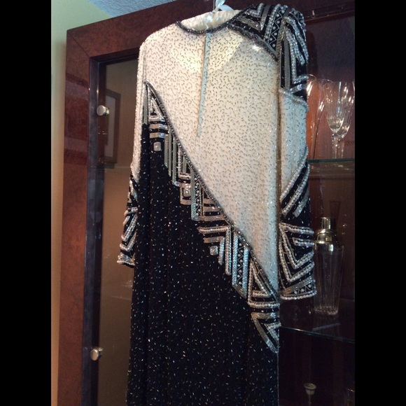Judith Ann Creations Black and White Dress - Picture 8 of 16